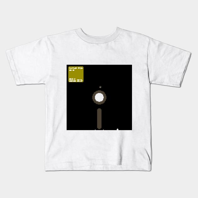 8.0" Floppy Disk Kids T-Shirt by Vampireslug